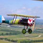 Ray Jarvis and his full-scale Nieuport 28 with a 96 inch Culver Prop show how it's done.